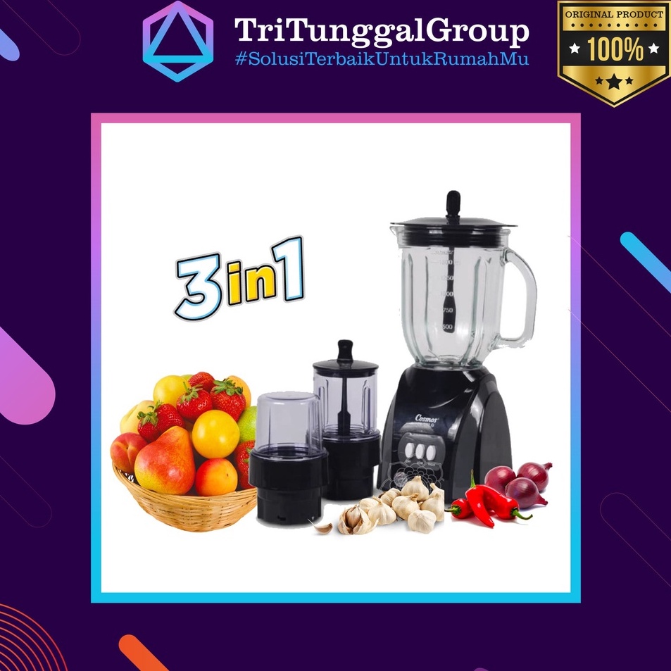 ✯MEf Blender Cosmos CB282G / CB 282 G / CB 282G / CB 282P / CB282P / CB-282P (2 Liter) Blender ORI ✥