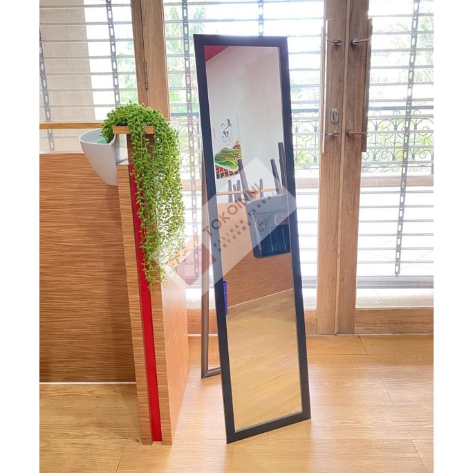 Standing Mirror Full body cermin berdiri 127x30cm kaca standing murah