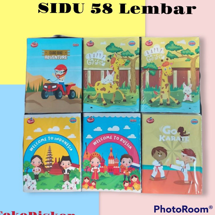 

➠Seller❄ BUKU TULIS | SIDU 58 lembar // Buku Tulis Termurah V80 ✹