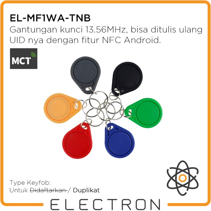 

Terlaris El-Mf1Wa-Tnb Rfid 13.56 Mhz 1K Android Uid Rewritable Clone Tag Nfc