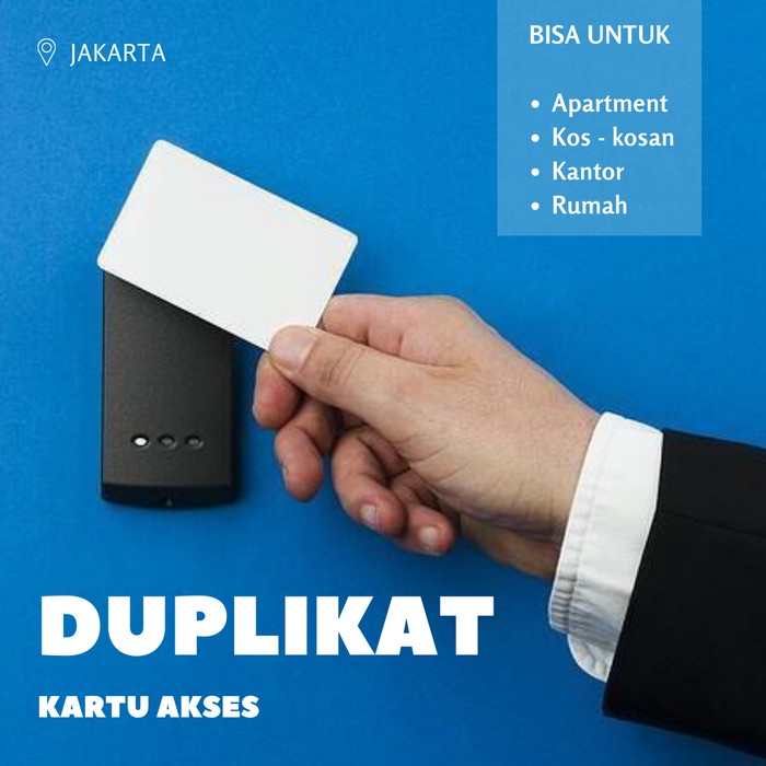 

Terlaris Duplikat Kartu Akses Apartement / Kantor / Kost / Rumah