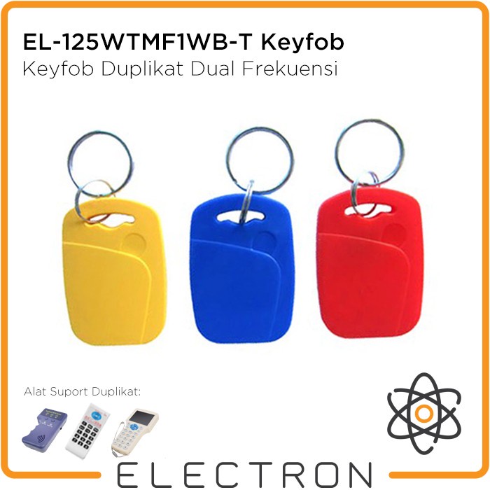 

Terlaris El-125Wtmf1Wb-T Keyfob Dual Clone T5577 125Khz 13.56Mhz Uid Rfid Tag