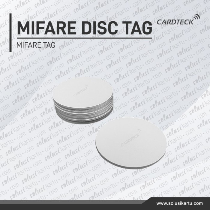 

Terlaris Rfid Mifare S50 1Kb Disc Tag 25Mm Coin Bulat 13.56Mhz Rewriteable Card