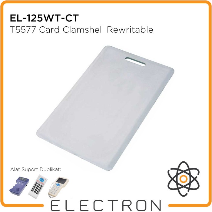 

Terlaris El-125Wt-Ct Rfid T5577 Card Clamshell Rewritable Clone Tebal Kartu