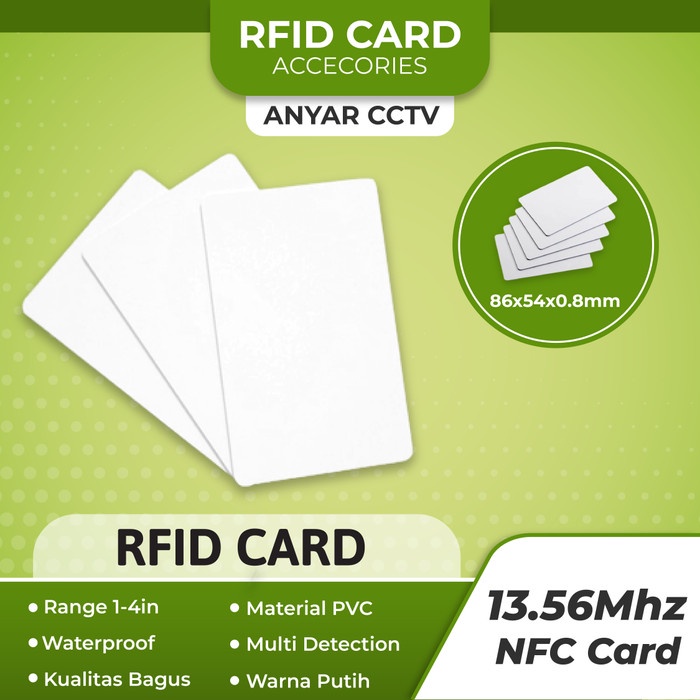 

Terlaris Kartu Rfid Mifare 1K - 13.56Mhz Nfc Card 13.56 Mhz Iso 14443A