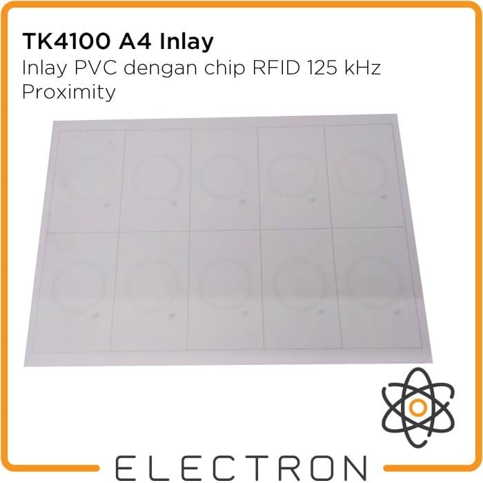 

Terlaris Proximity A4 Inlay Rfid 125 Khz Card Tag Tk4100 Em Em4100 125Khz