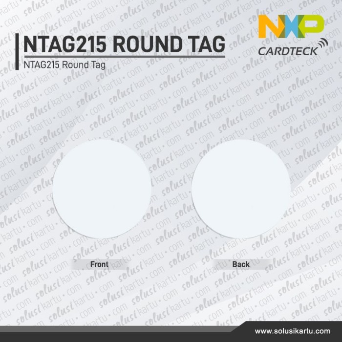 

Terlaris Rfid Ntag215 Nfc Tag Programmable Round Tag Nxp Chip 13.56Mhz Ntag 215