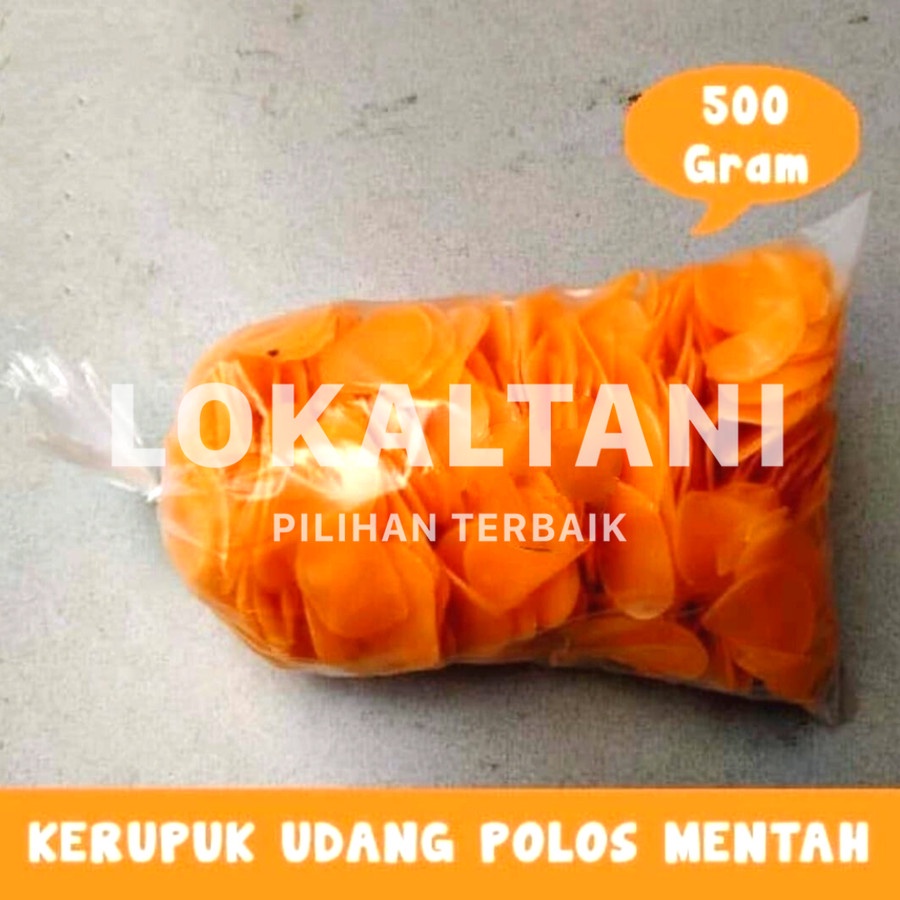 

Kerupuk Udang Polos / Bahan Mentah Kerupuk Udang Polos 500 Gram Halal