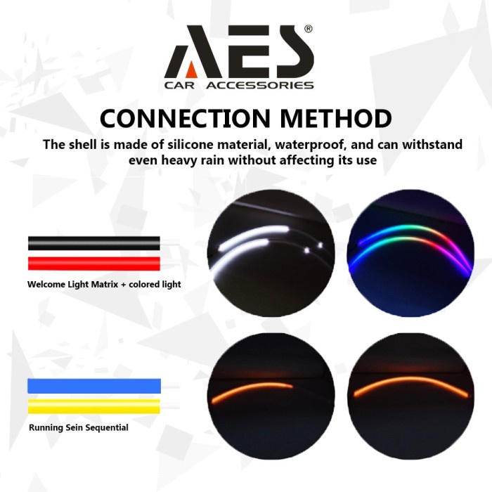 DRL AES RGB HURACAN SOFTLED 60 CM MERK AES terbaik