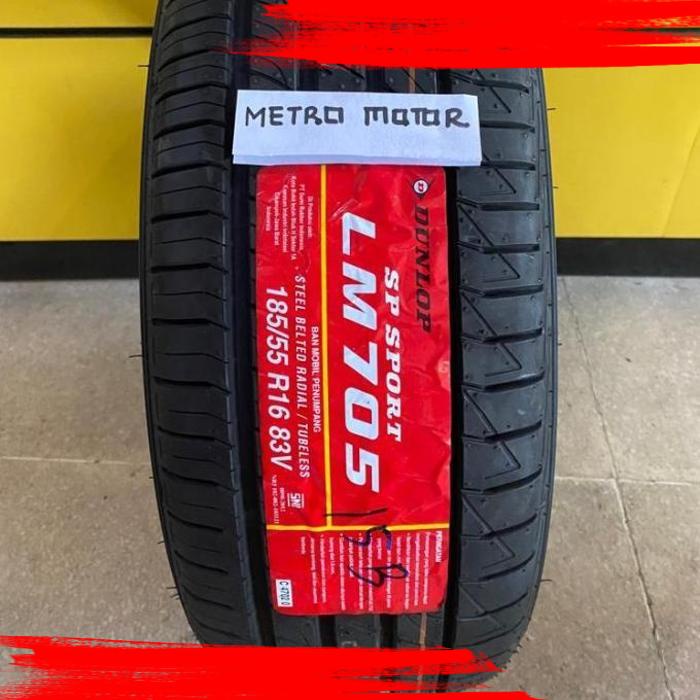 (MTRO) BAN LUAR MOBIL 185 55 16 R16 RING LM705 HONDA JAZZ CITY DUNLOP