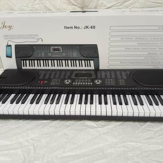 Keyboard Piano Joy Jk - 60 Organ Pemula Murahhh Bgtt