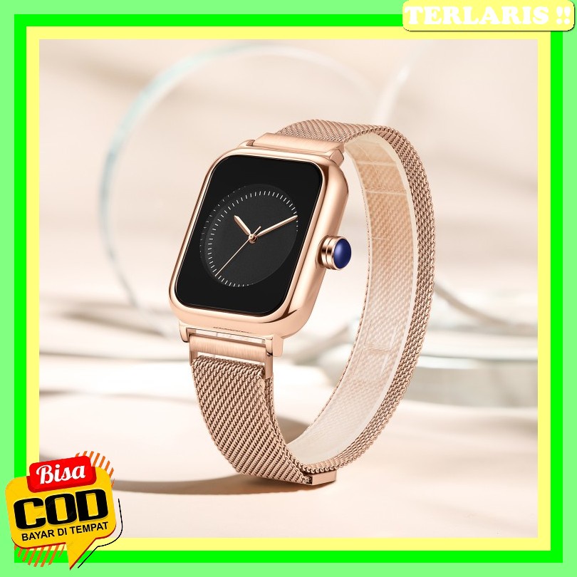 Jam Tangan Pria Wanita Digital Led Strap Rubbur Model Garkin Rebirth Jam Tangan Wanita Anggun Square