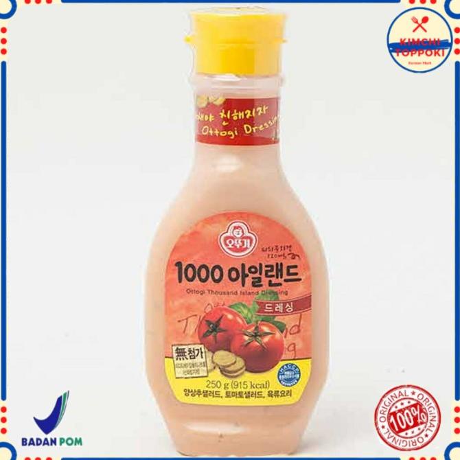 

Ottogi Thousand Island Dressing Salad, Bumbu Salad Manis Korea