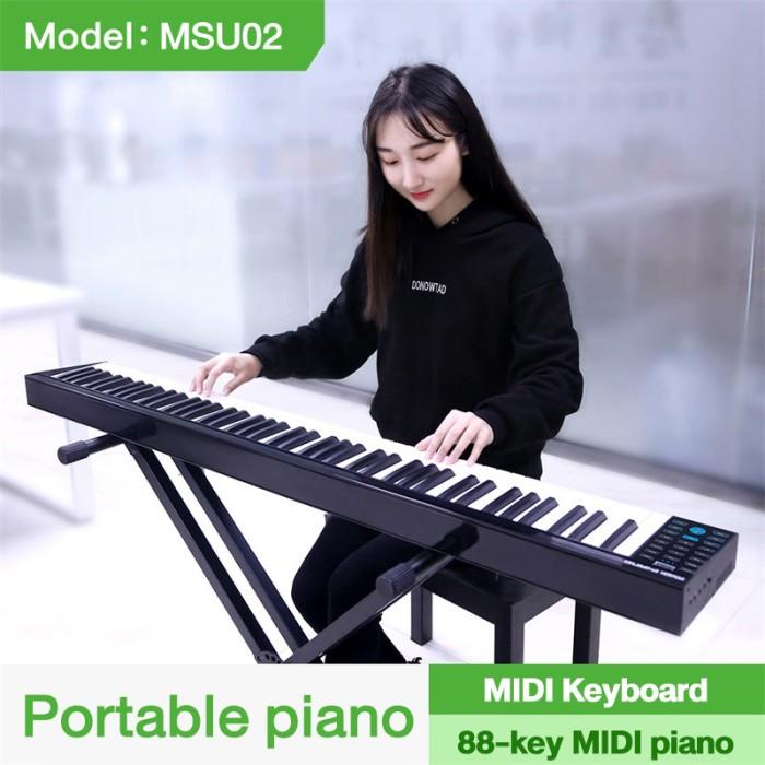 Miigo Piano Elektronik Multifungsi 88-Key, Elektronik Profesional Rum