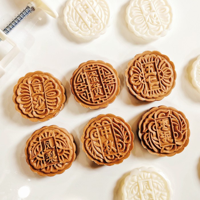 Bestseller Cetakan Mooncake 100Gr Bulat Cetakan Kue Bulan Classic Cetakan Terbaru