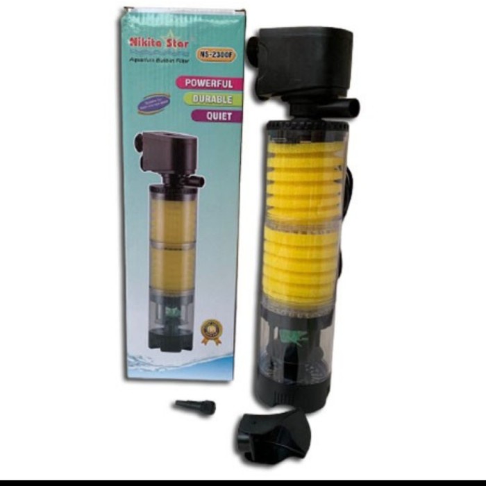 Nikita NS 2300F Internal Filter Aquarium Pompa Air Tabung Control ready