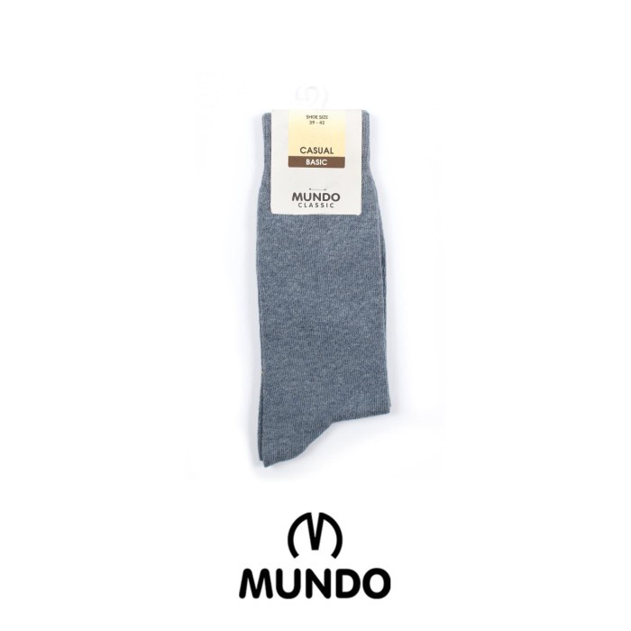 Murah MUNDO/ kaos kaki pria/ kaos kaki casual/kaos kaki mundo/mundo classic - ABU TUA MISTY NON COD