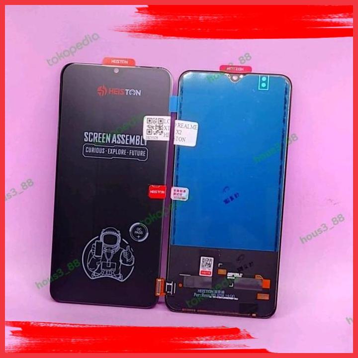 (hous) lcd touchscreen realme xt/lcd realme x2/lcd realme x3 heiston