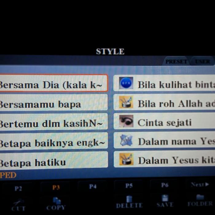 Flashdisk Usb Style Rohani Keyboard Yamaha Psr