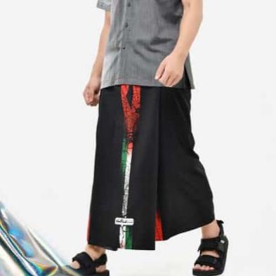 Rabbani Sarung Palestina Yazuri 1 Hitam Biru Dongker Navy Abu Palestin