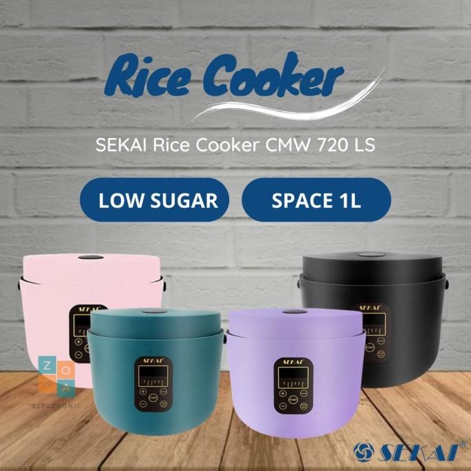 SEKAI Rice Cooker Digital Low Sugar Low Carbo CMW720 Magic Com