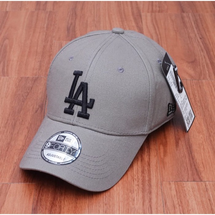 topi Topi LA MLB Topi Baseball Pria Import Mirror Original - Logo Hitam Bsr(E8A5) Bisa COD Termurah 