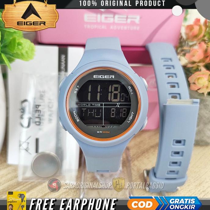 EIGER SHASTA WS-MDW WATCH Jam Tangan Digital Wanita Original