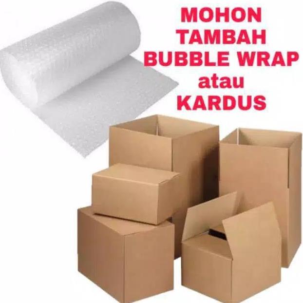 

Kardus Atau Bubble Wrap Tambahan Untuk Lebih Aman Dalam Pengiriman Buble