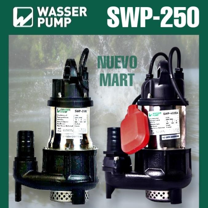 WASSER Submersible Pompa Celup Air Kotor SWP 250E 250 E / 250EA 250 EA
