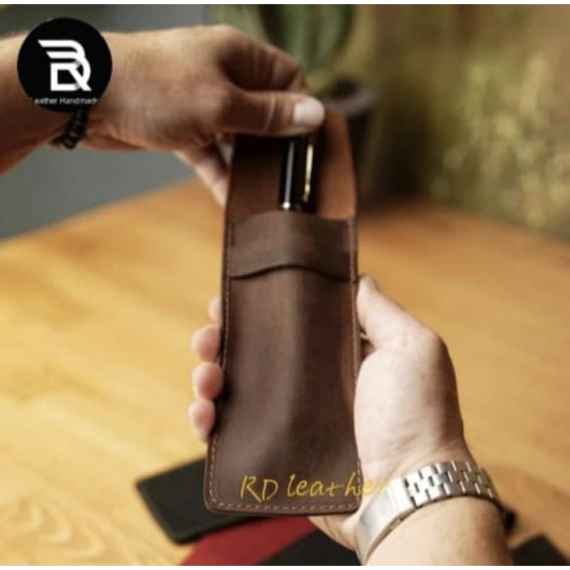 

Pen holder kulit asli garut 01