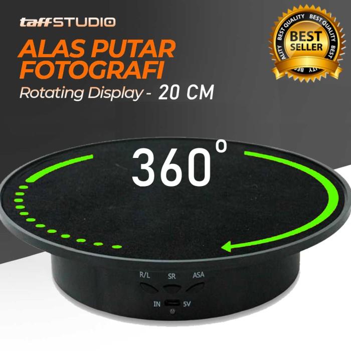 Stand Display Putar Meja Alas Putar Fotografi Rotating Display