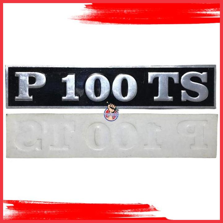 (VIN) EMBLEM STIKER TEPONG SAMPING NOS VESPA PTS 100 P100TS SMALLFRAME