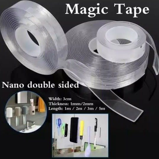 

[MSI52] Double Tape Nano Transparan 2 Sisi Super Kuat Nano Double Tape 3M,5M 9047