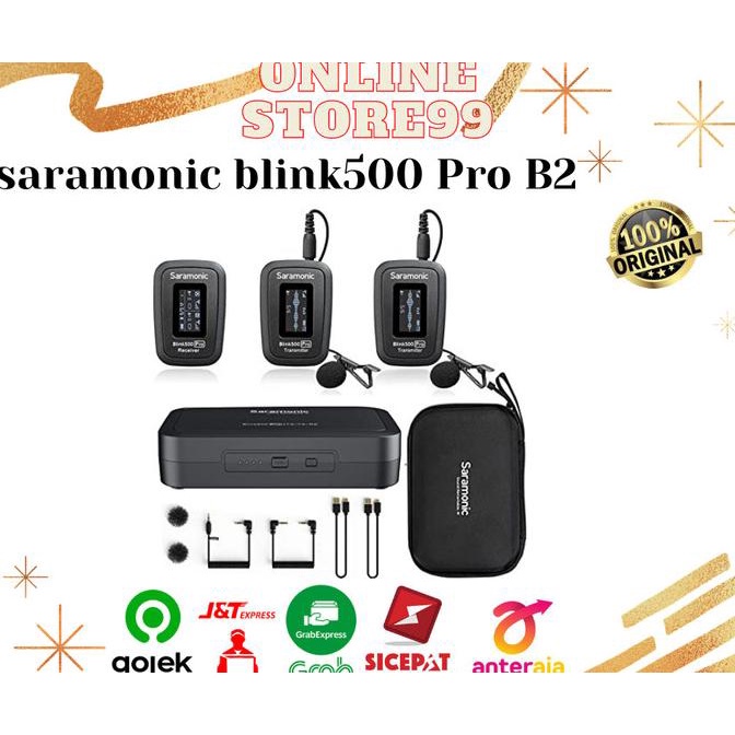 Sale Saramonic Blink 500 Pro B2 (Tx+Tx+Rx) Wireless Microphone Termurah