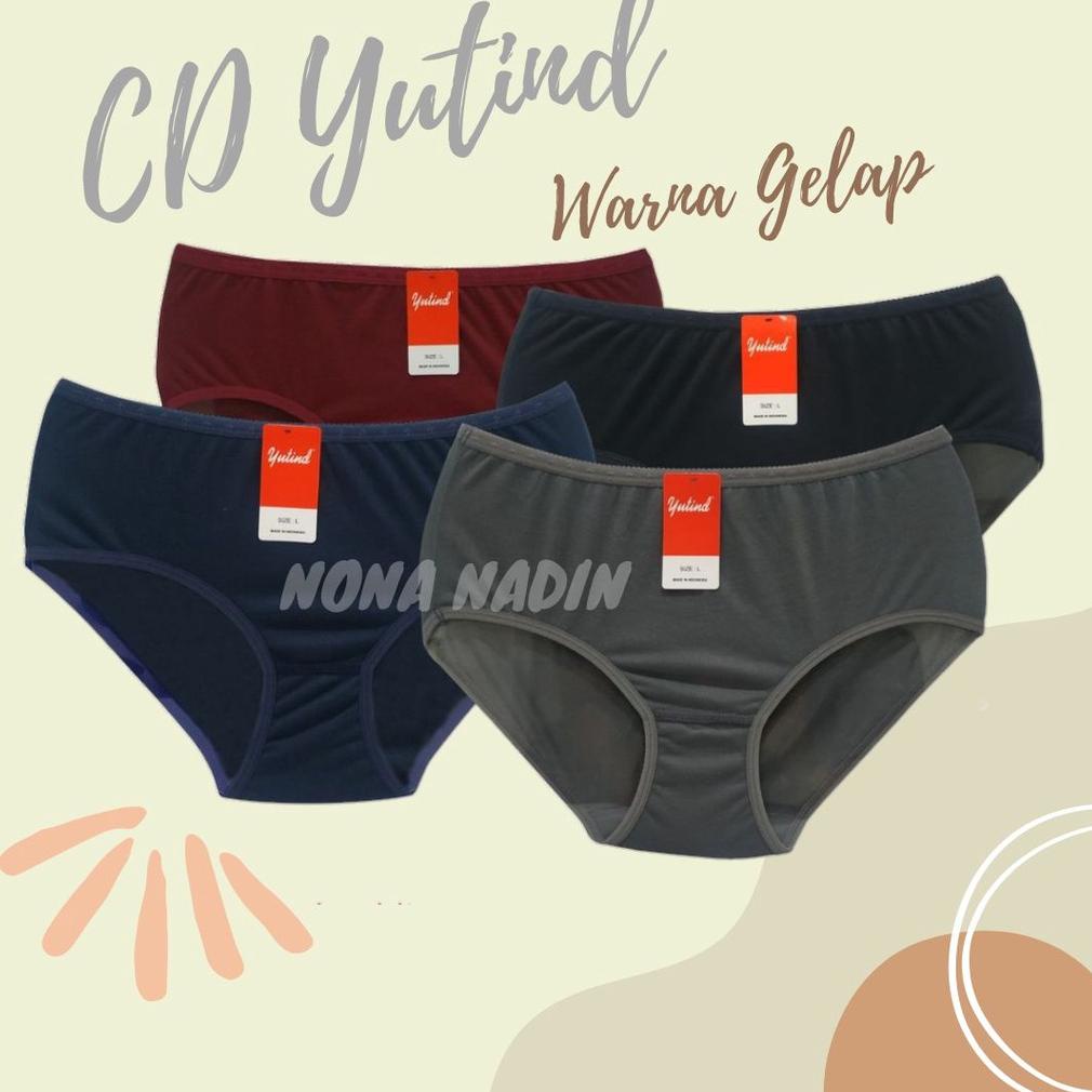 Terlaris Paket Isi 6Pcs Cd Yutind Sa21 Celana Dalam Wanita Dewasa Warna Gelap