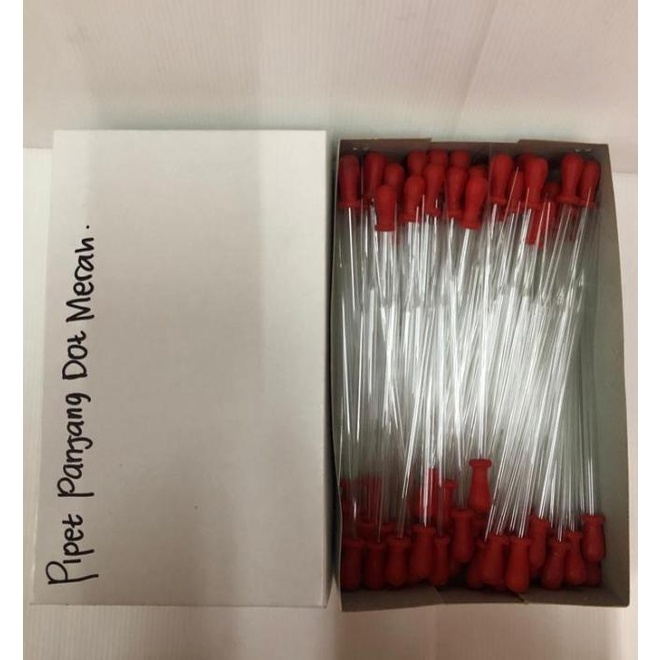 Pipet Tetes Kaca 15Cm / Pipet Drop Panjang