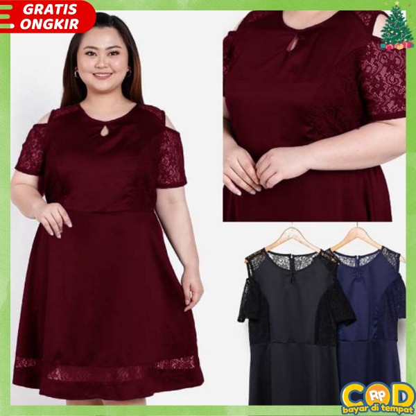 Realpict Brukat Bordir Tullle Glitter Mutiara Maxi Dres Termurah Mini Dress Kebaya Tunik Dress Kebay