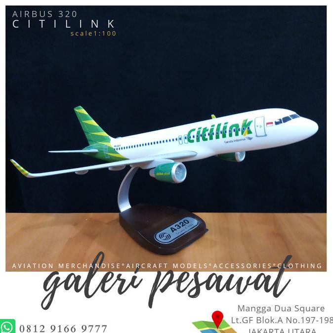 Miniatur Pesawat Citilink A320