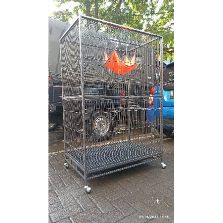 KANDANG KUCING TINGKAT 3 / KANDANG TINGKAT / KANDANG KUCING/ KANDANG GOLDBLENDS