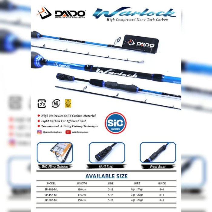 Joran Daido Warlock carbon solid 150