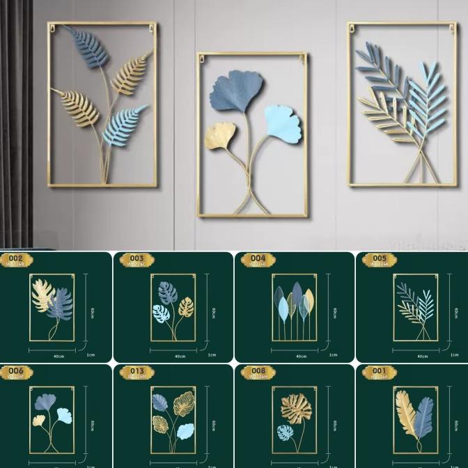 Hiasan Gantungan Dinding Rumah Wall Decoration Home Decor Kantor Daun