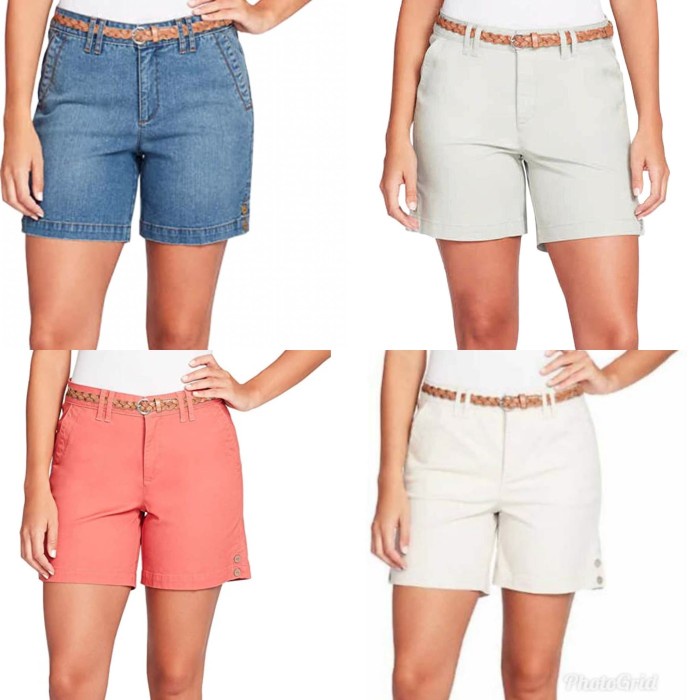 Manchu Celana Pendek Wanita - Gloria Vanderbilt Violet Shorts 100% Original