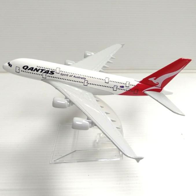 Pesawat Diecast Miniatur Qantas Airlines Airbus