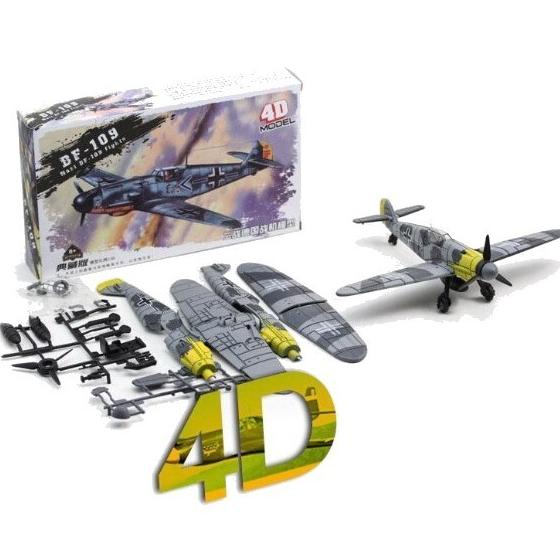 Model Kit 4D Pesawat 1 49 Messerschmitt Bf-109 Miniatur Diecast Spo