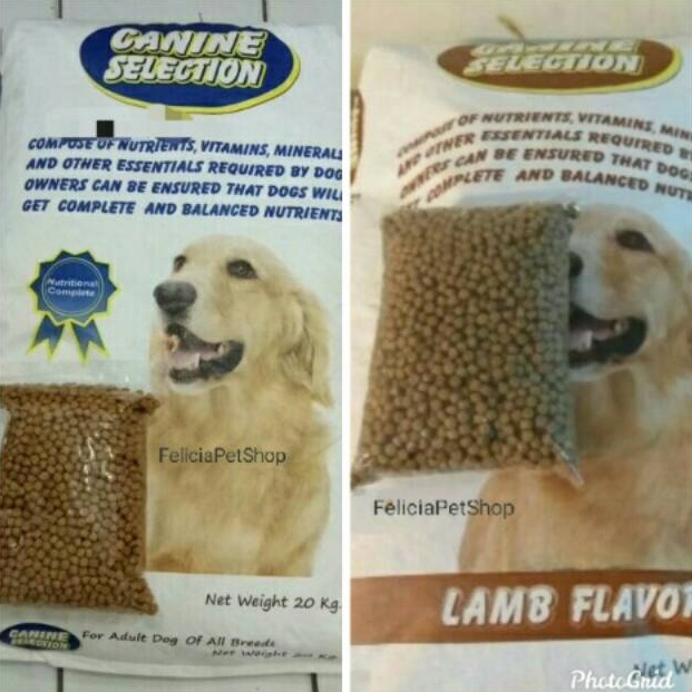 ↓ Canine selection dog food repack 1kg / makanan anjing canine selection dogfood 1 kg ❂Murah Banget