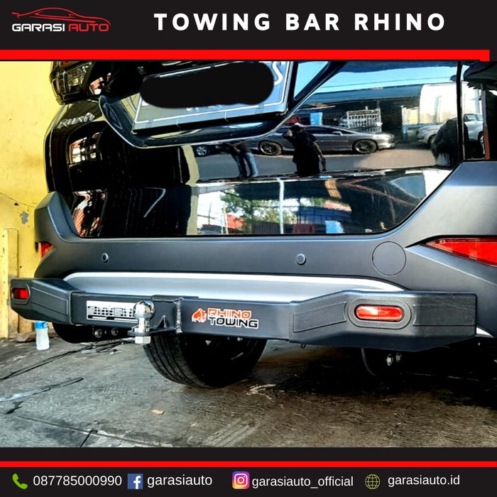 Tanduk belakang Towing Bar Bumper Honda Mobilio BRV Rhino Guard Besi best