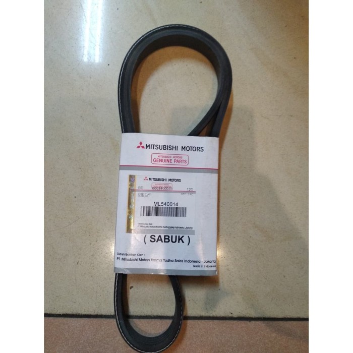 Fan Van Belt AC Power Steering 5 PK 1140 Asli Mitsubishi Lancer Evo 3 murmer