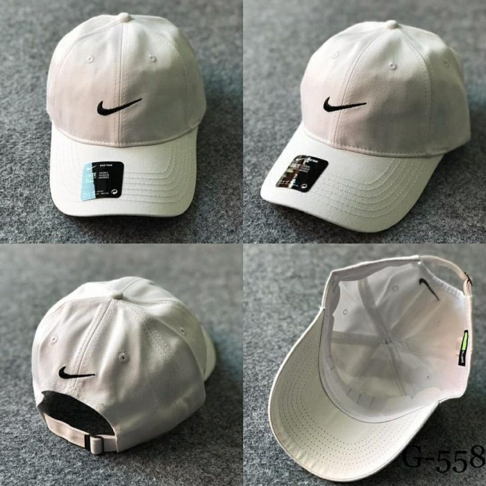 topi Topi Baseball Caps NIKE Unisex Import - Putih(R0U9) topi pria baseball nike Terlaris topi pria 