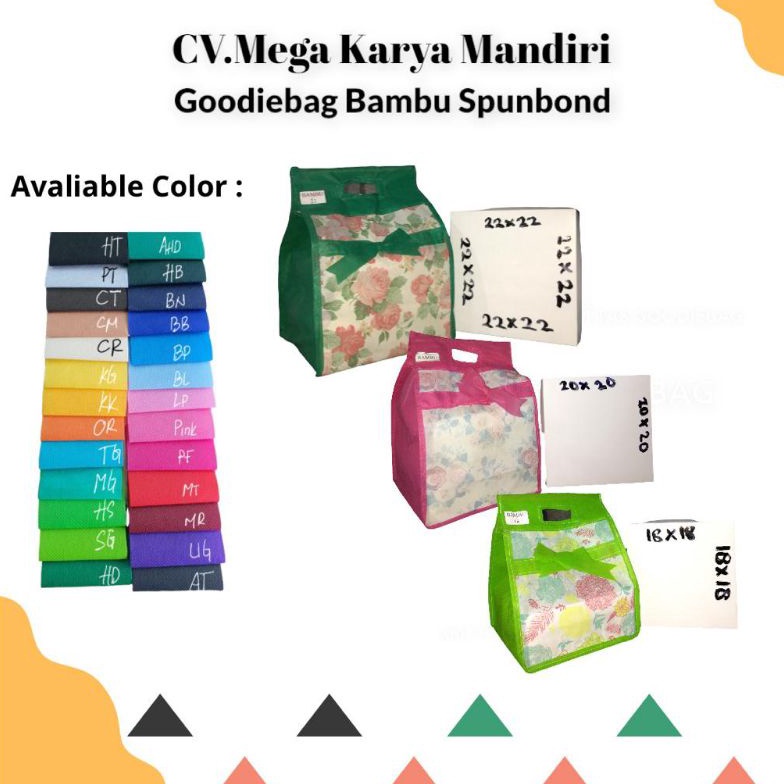 

IQWF-66 Goodiebag Bambu 20x20 Isi 12pcs DDA