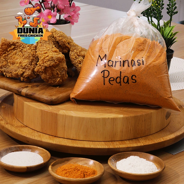 

Bumbu Marinasi Fried Chien 1Kg (Pedas)